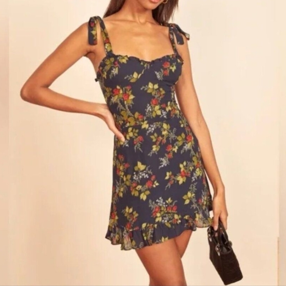 Reformation Christine mini dress With Tie Straps